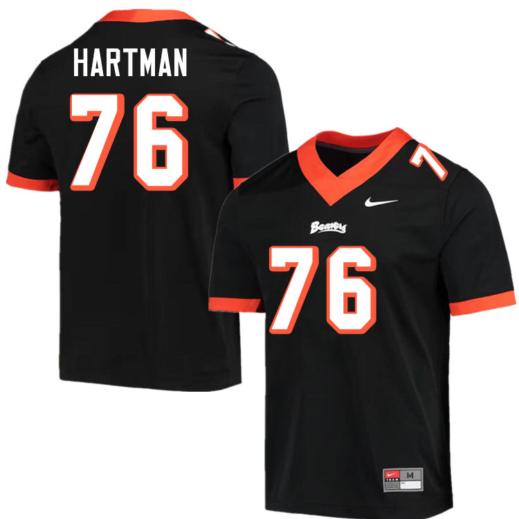 Men #76 Ben Hartman Oregon State Beavers College Football Jerseys Stitched-Throwback